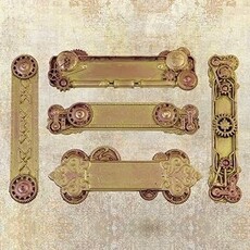 Redesign with Prima Redesign - Mould - Steampunk Plates