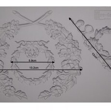 Redesign with Prima Redesign - Mould - Laurel Wreath