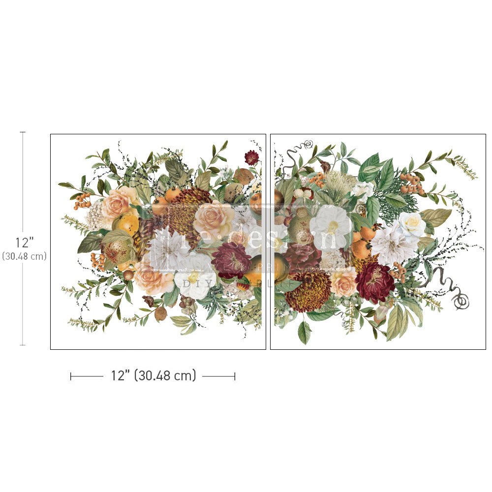 Redesign with Prima Redesign - Decor Transfer 12" x 12" - Autumnal Bliss