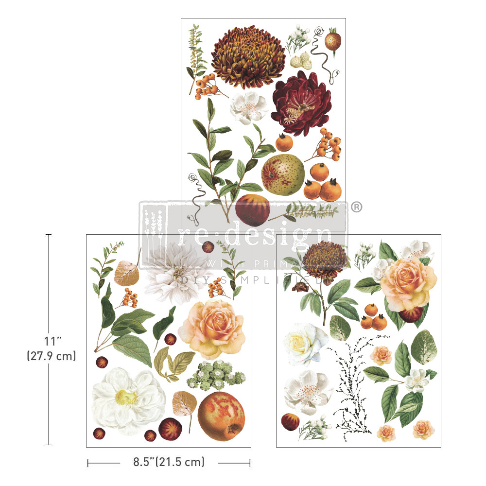 Redesign with Prima Redesign - Decor Transfer A4 - Seasonal Splendor