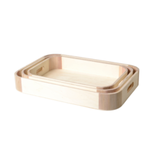 Old Red Barn Old Red Barn - Tray rounded corner - SET of 3