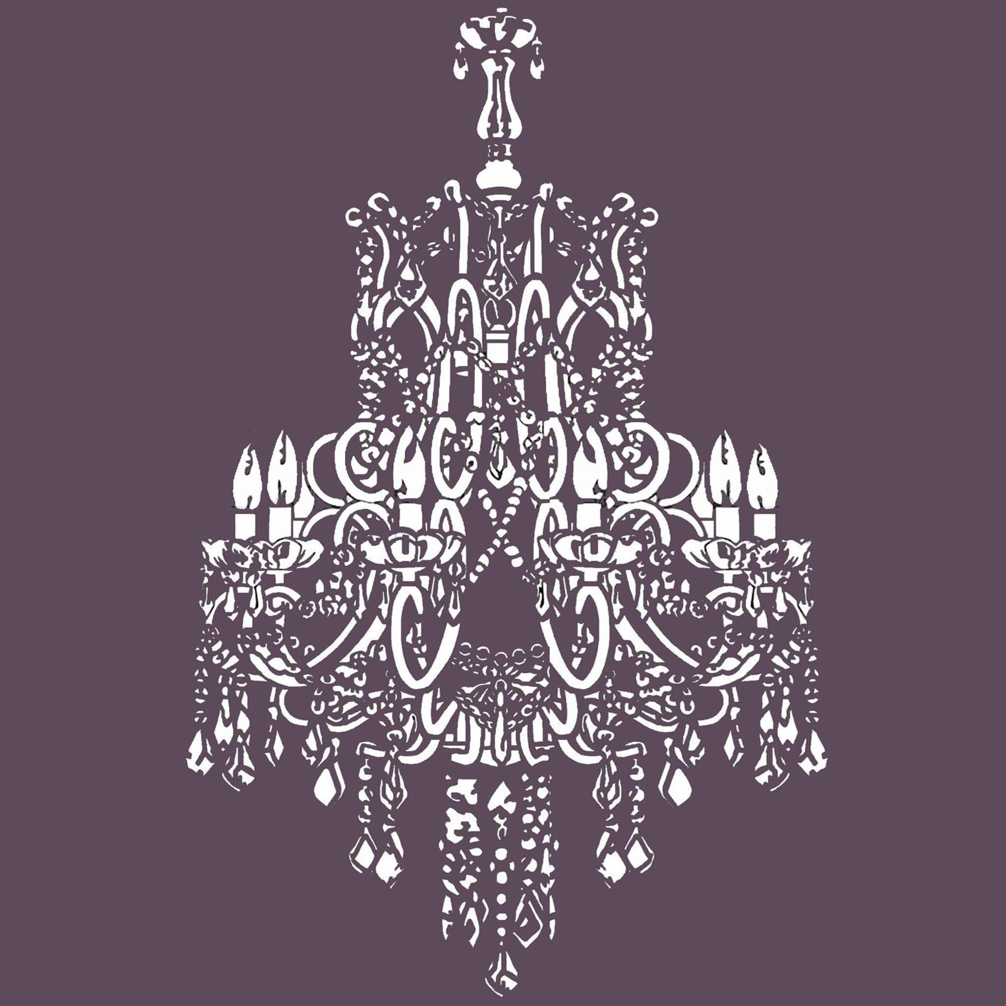 Redesign with Prima Redesign - Decor Stencil - Empire Chandelier