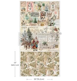 Redesign with Prima Redesign - Tissue Paper 19x30 - PACK - Holly Jolly Hideaway