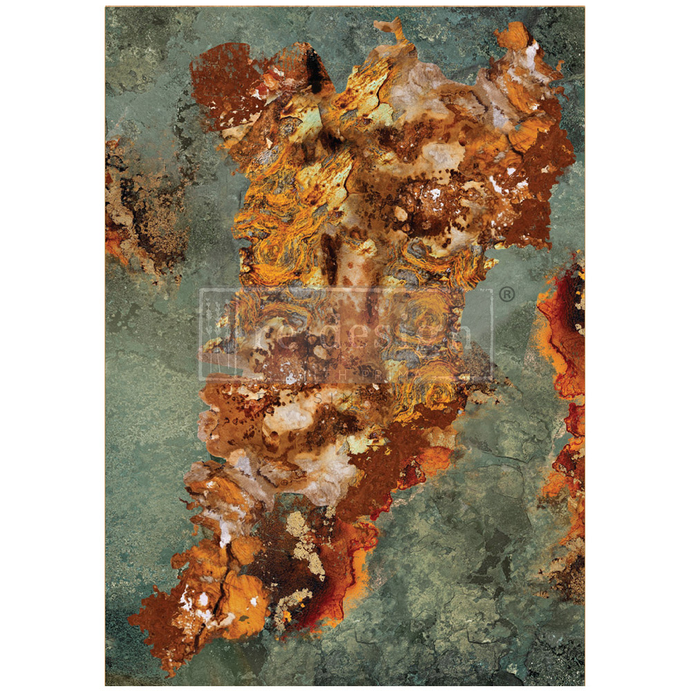 Redesign with Prima Redesign - Decoupage Fiber Paper A1 - Marble Mirage