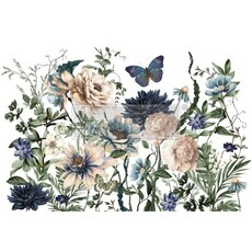 Redesign with Prima Redesign - Decor Transfer 24x35 - CERULEAN BLOOMS