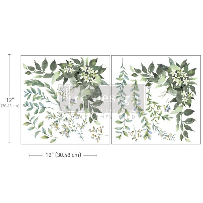 Redesign with Prima Redesign - Decor Transfer 12" x 12" - Country Charm