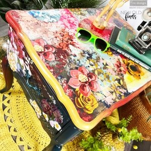 Redesign with Prima Redesign - Decoupage Tissue Paper - Abstract Beauty