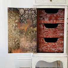 Redesign with Prima Redesign - Decoupage Tissue Paper - Gothic Rhapsody