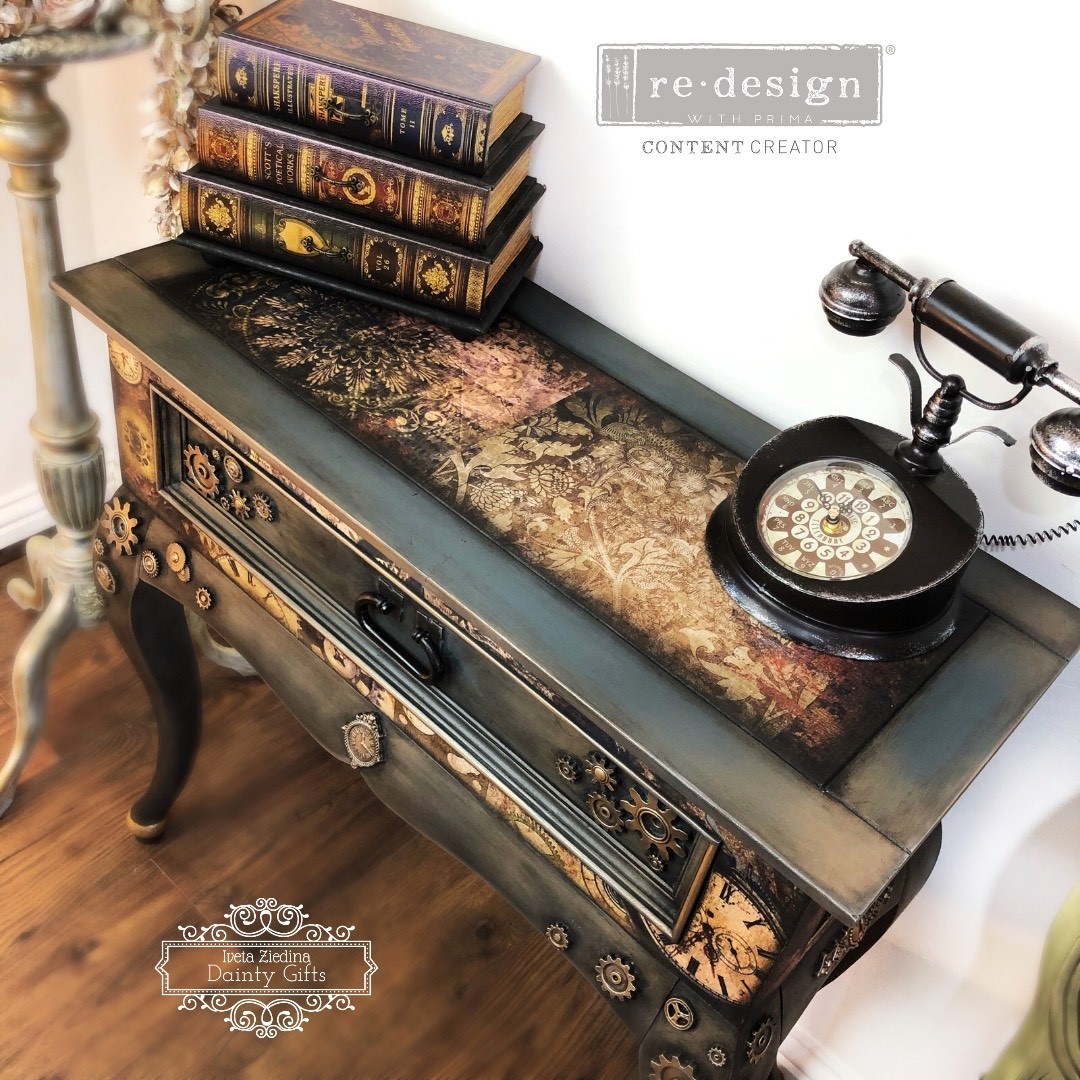 Redesign with Prima Redesign - Decoupage Tissue Paper - Gothic Rhapsody