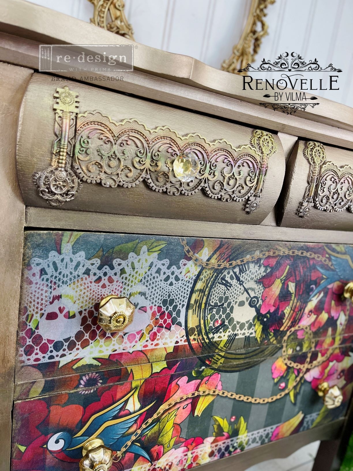 Redesign with Prima Redesign - Decoupage Tissue Paper - Ink & Lace