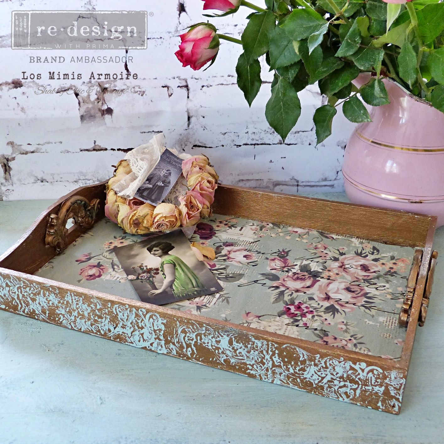 Redesign with Prima Redesign - Decoupage Tissue Paper - Olivia