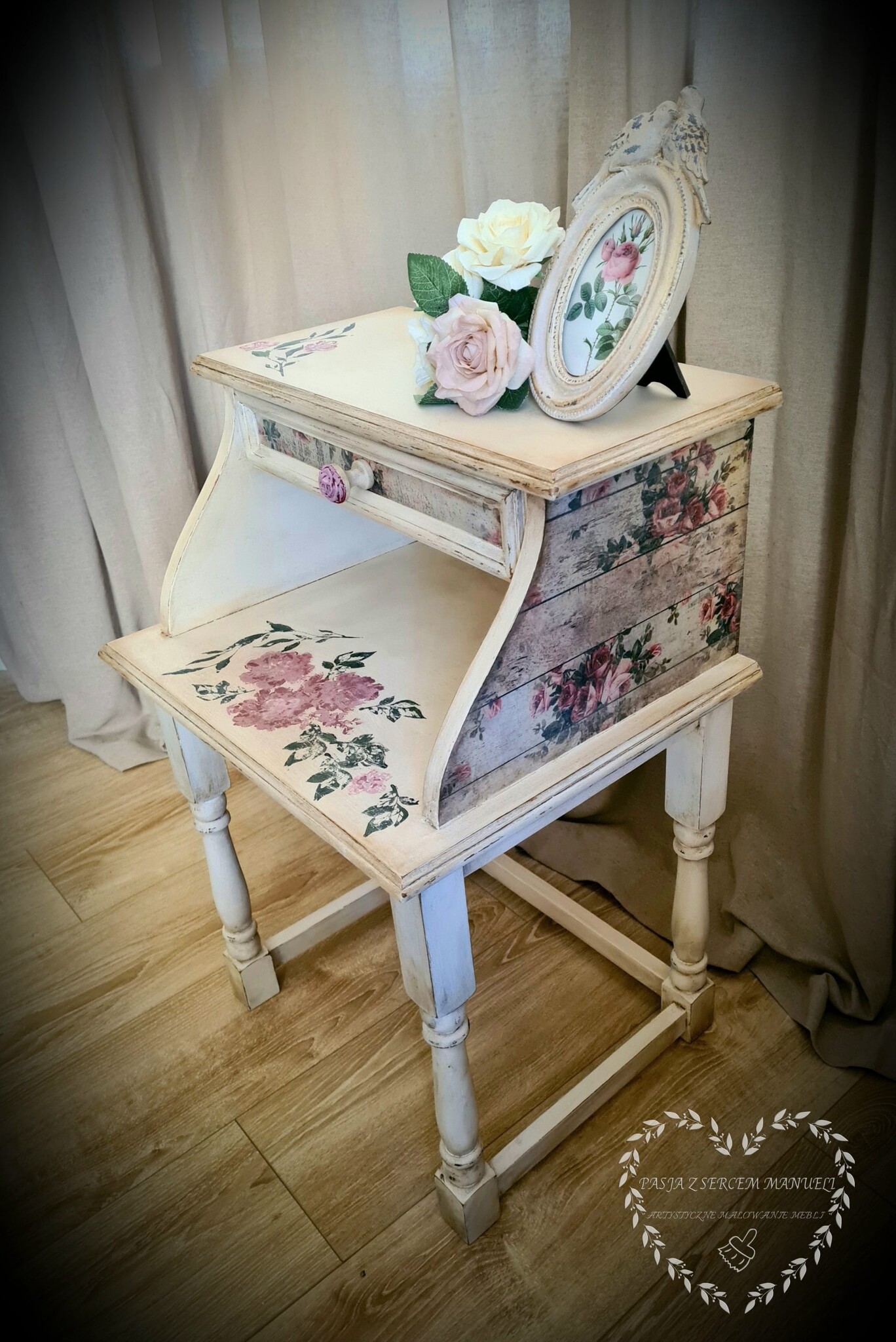 Redesign with Prima Redesign - Decoupage Tissue Paper - Shabby Floral