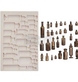 Redesign with Prima Redesign - Finnabair Mould - Apothecary Bottles