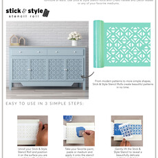 Redesign with Prima Redesign - Stick & Style - Mendhi Border