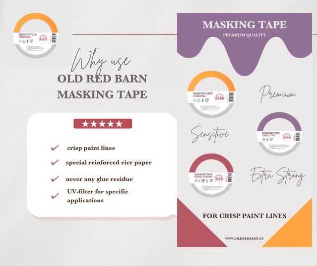 Old Red Barn Old Red Barn - Masking Tape - Premium - 36mm