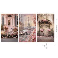 Redesign with Prima Redesign - Decoupage Tissue Paper PACK - Parisian Bloom Haven