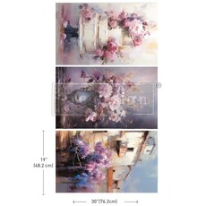 Redesign with Prima Redesign - Decoupage Tissue Paper 19x30 - PACK - Lilac Lush Celebration