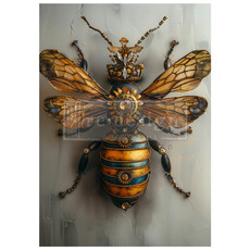 Redesign with Prima Redesign - Decoupage Fiber A1  - Gearspring Honeybee