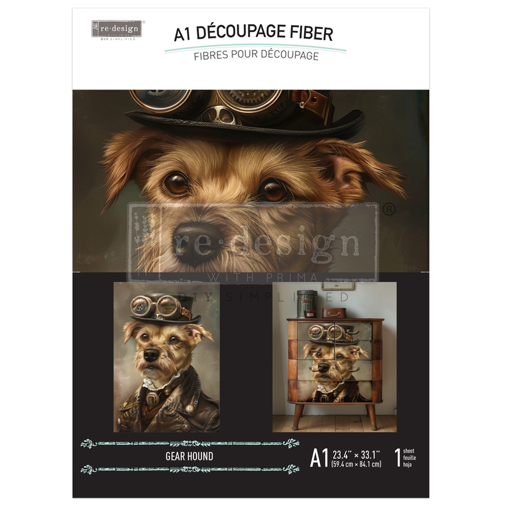 Redesign with Prima Redesign - Decoupage Fiber A1  - Gearhound