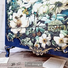 Redesign with Prima Redesign - Decoupage Fiber Paper A1 - Contrast of Night and Petal