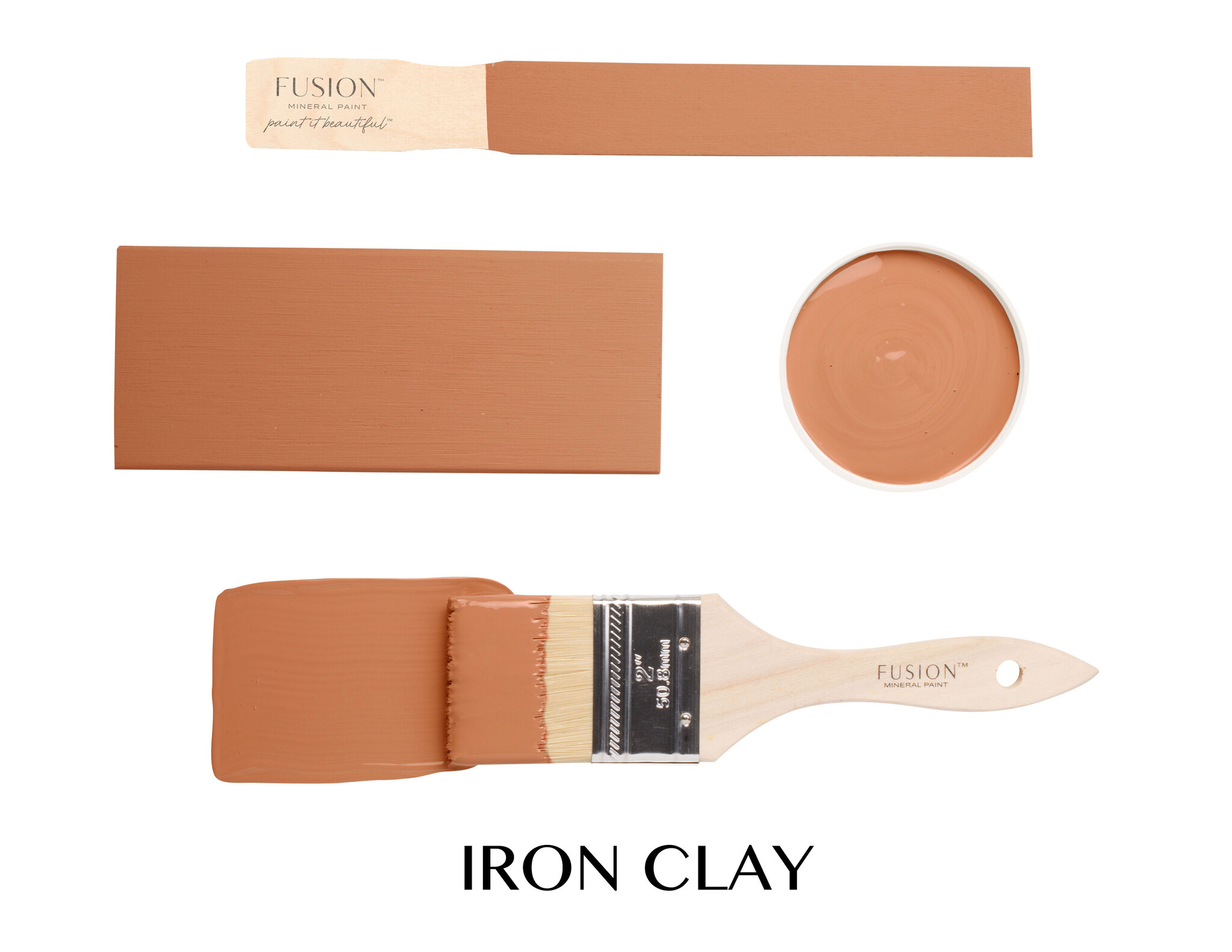 Fusion Mineral Paint   NEW Fusion - Iron Clay - 37ml