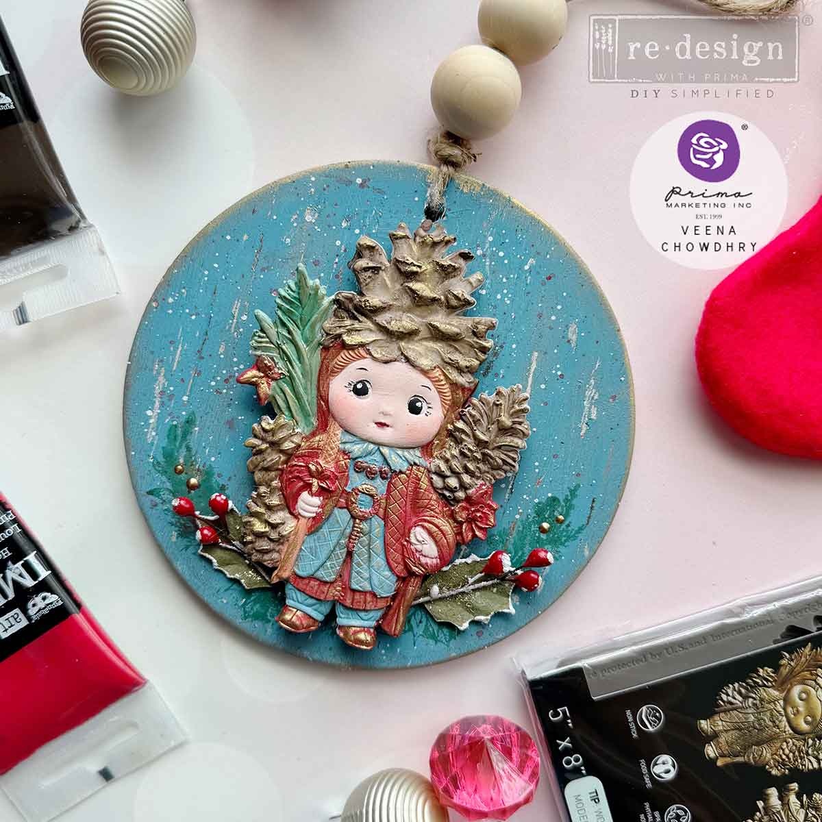 Redesign with Prima Redesign - Mould - Pinecone Dolls