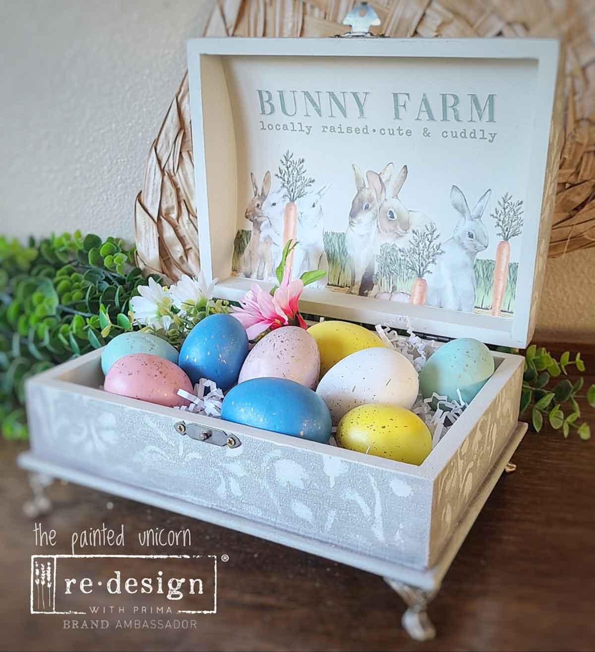 Redesign with Prima Redesign - Decor Transfer A4  - Blossom Bunnies