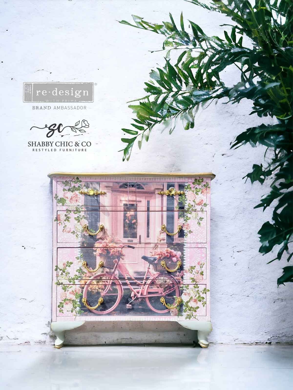 Redesign with Prima Redesign - Decoupage Tissue Paper 19x30 - PACK - Parisian Bloom Haven