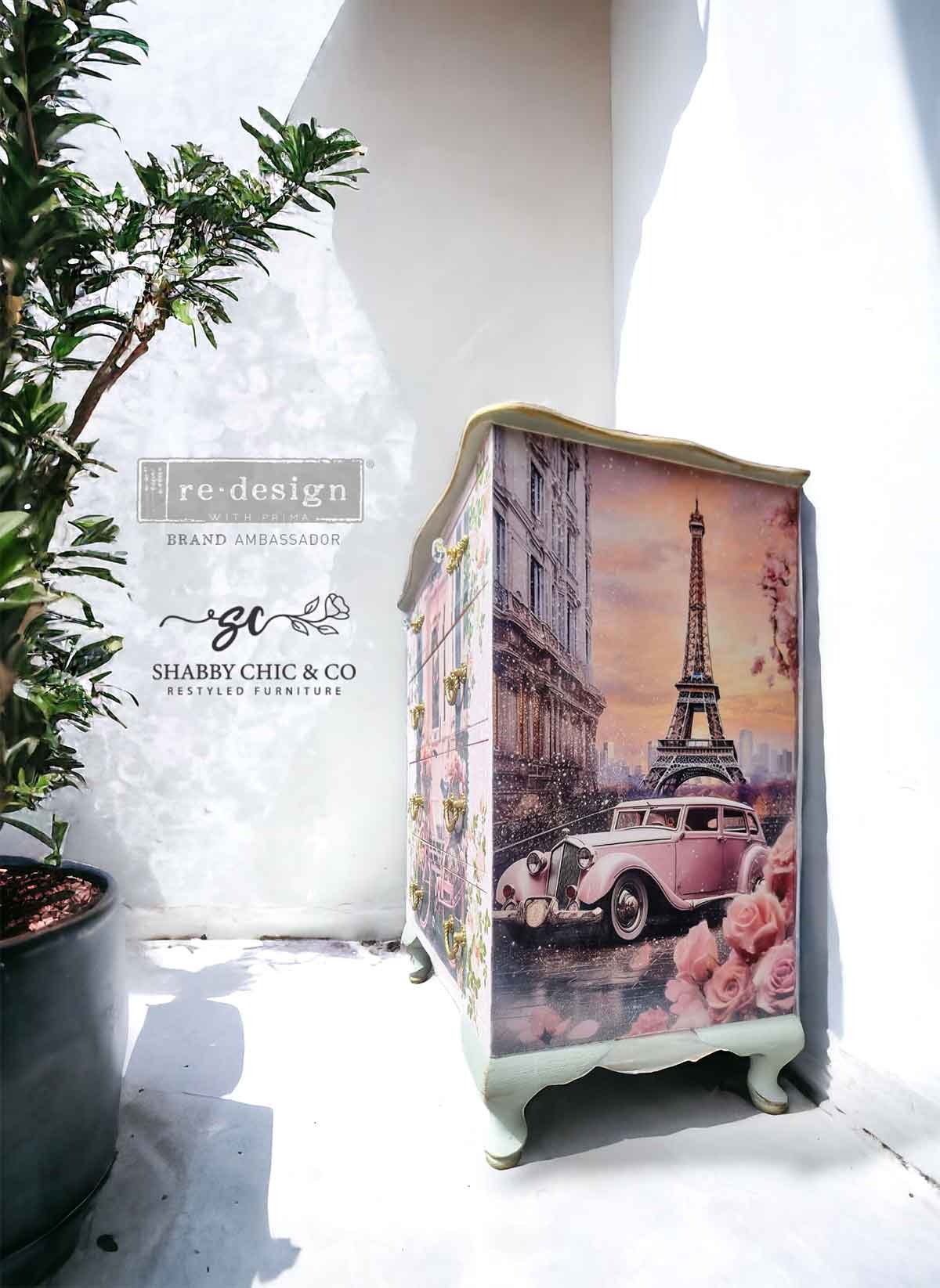 Redesign with Prima Redesign - Decoupage Tissue Paper 19x30 - PACK - Parisian Bloom Haven