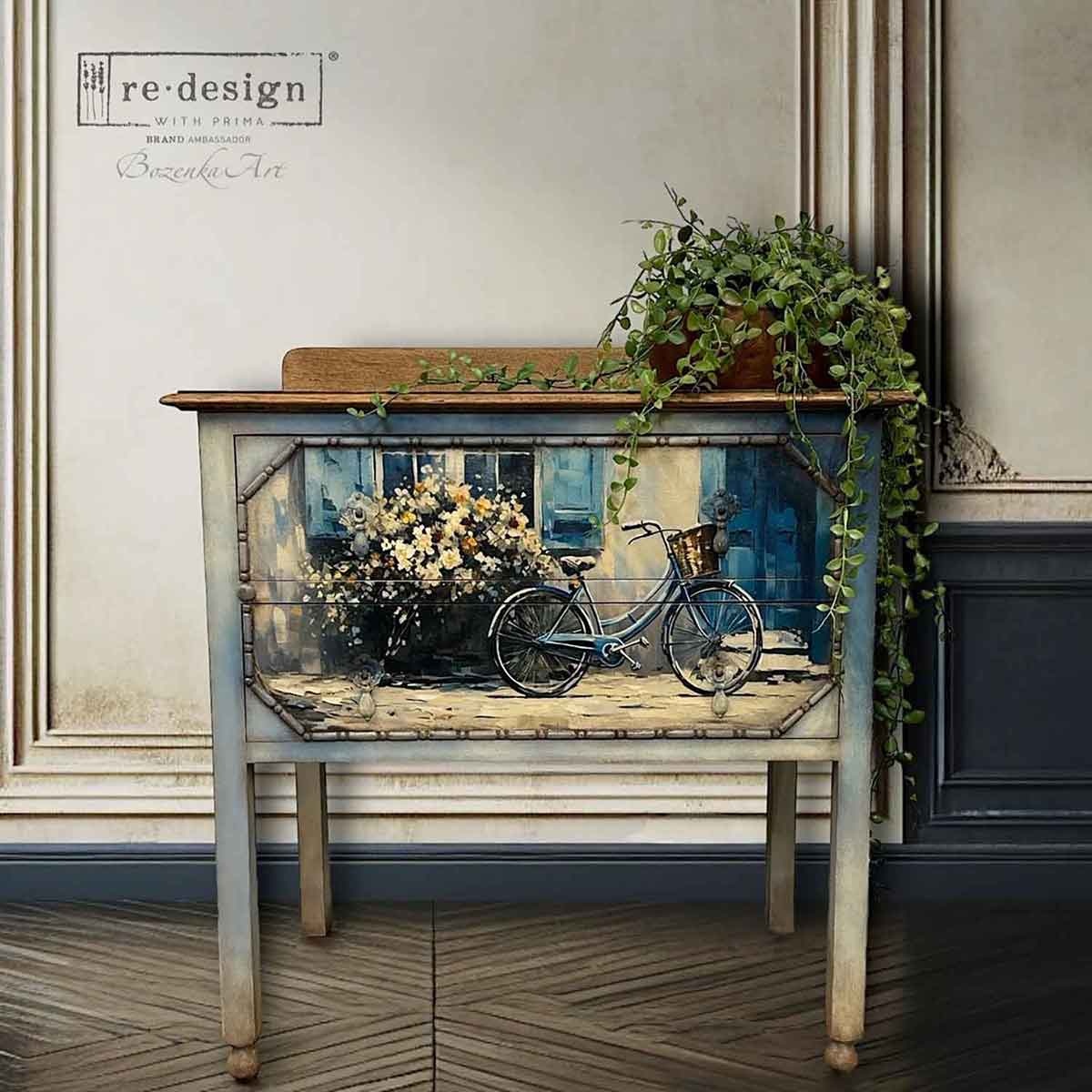 Redesign with Prima Redesign - Decoupage Tissue Paper 19x30 - PACK - Bike Break