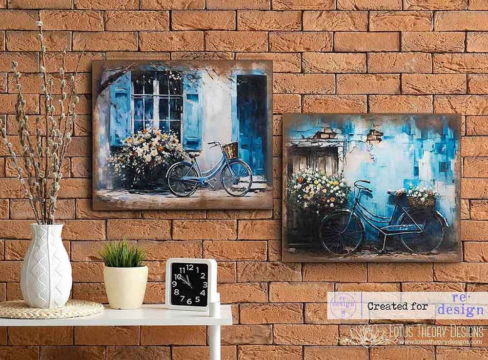 Redesign with Prima Redesign - Decoupage Tissue Paper 19x30 - PACK - Bike Break