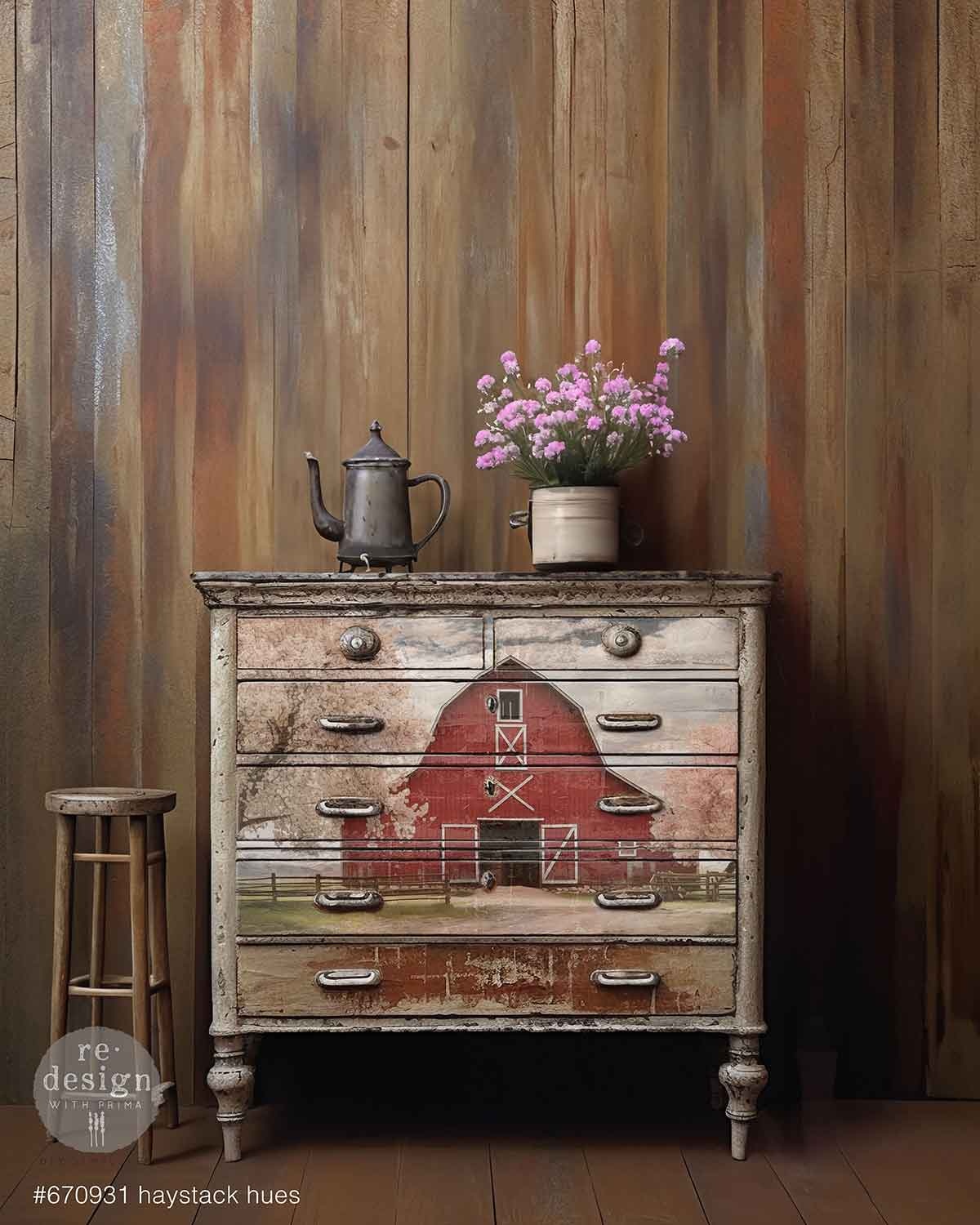 Redesign with Prima Redesign - Decoupage Tissue Paper 19x30 - PACK - Haystack Hues