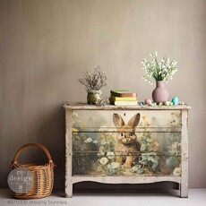 Redesign with Prima Redesign - Decoupage Tissue Paper 19x30 - PACK - Dreamy Bunnies