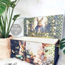Redesign with Prima Redesign - Decoupage Tissue Paper 19x30 - PACK - Dreamy Bunnies
