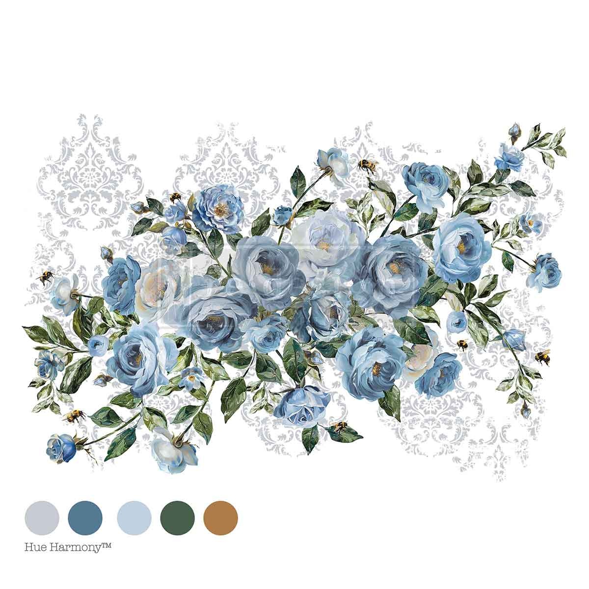 Redesign with Prima Redesign - Decor Transfer 24x35 - Azure Blossom
