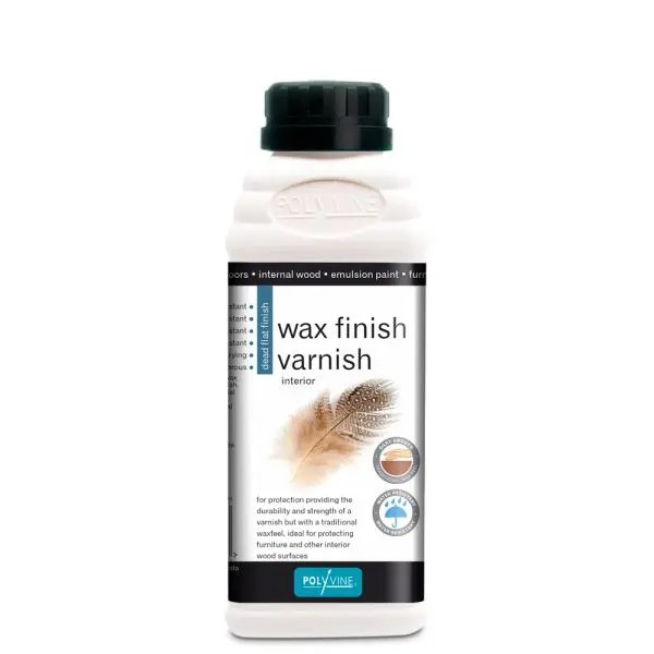 Polyvine Polyvine - Wax Finish Varnish  -  CLEAR - Dead Flat/Extramat - NL/FR - 1000ml