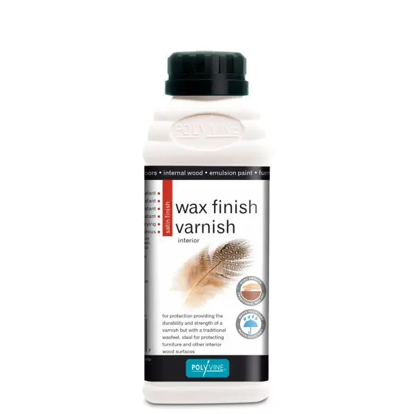 Polyvine Polyvine - Wax Finish Varnish  - CLEAR- Satin - NL/FR - 1000ml