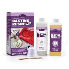 AMAZING Casting Resin KIT  -  WHITE - 2x237ml (473ml)