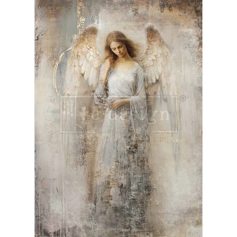 Redesign with Prima Redesign - Decoupage Fiber Paper A1 - Divine Messenger