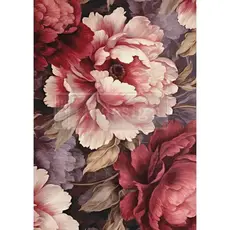 Redesign with Prima Redesign - Decoupage Fiber Paper A1 - Dreamy Rose Cascade