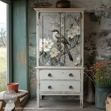 Redesign with Prima Redesign - Decoupage Fiber Paper A1 - Gentle Watcher