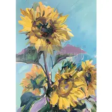 Redesign with Prima Redesign - Decoupage Fiber Paper A1 - Sunshine Embrace