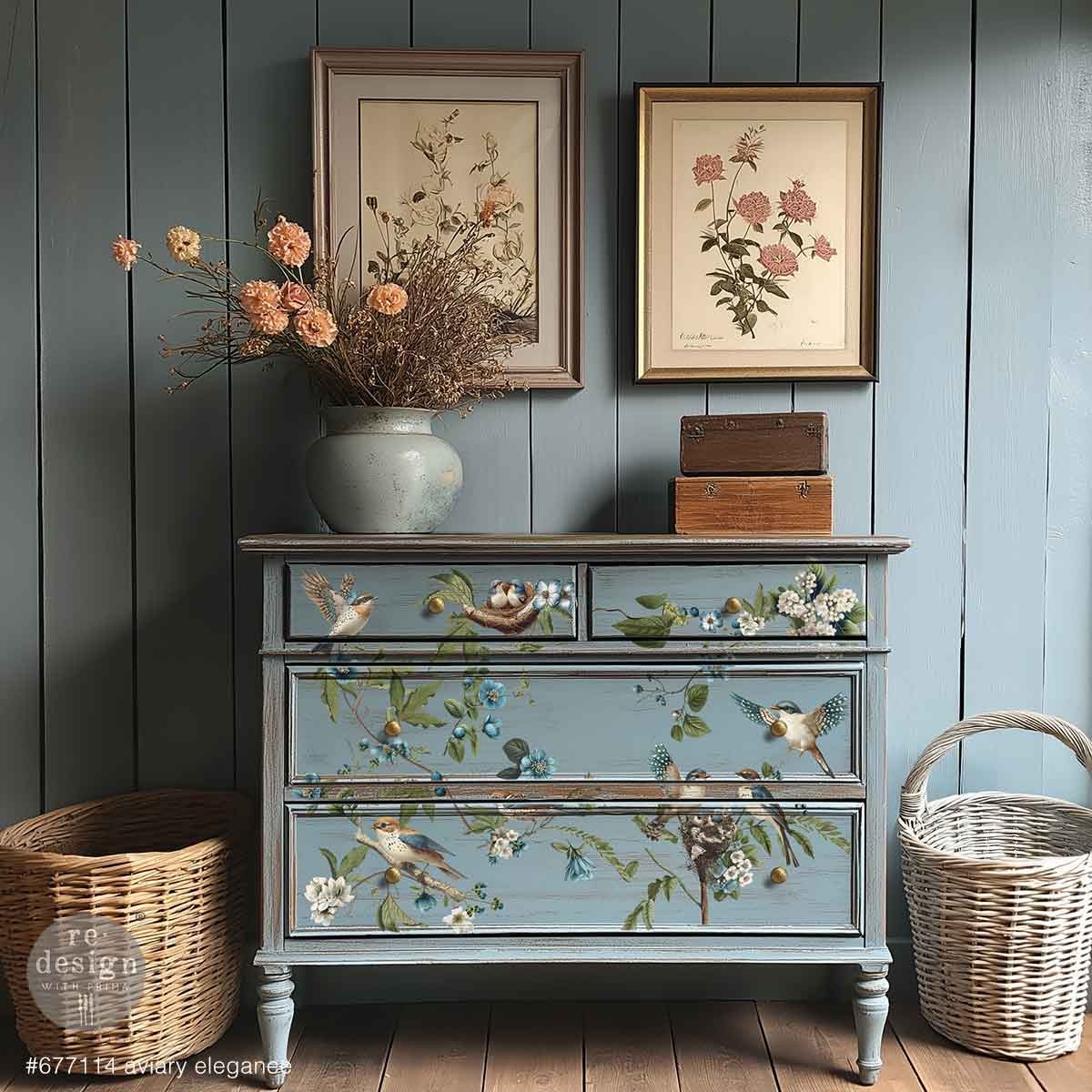 Redesign with Prima Redesign - Decor Transfer 24x35 - Aviary Elegance