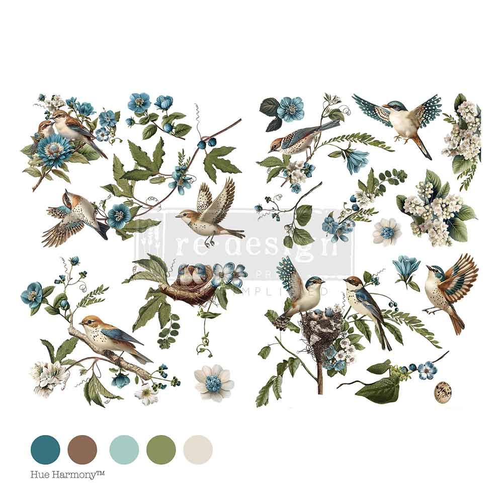Redesign with Prima Redesign - Decor Transfer 24x35 - Aviary Elegance