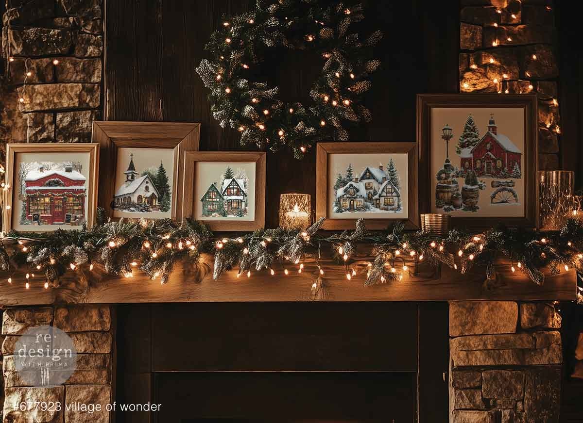Redesign with Prima Redesign - Decor Transfer A4 - Village Of Wonder