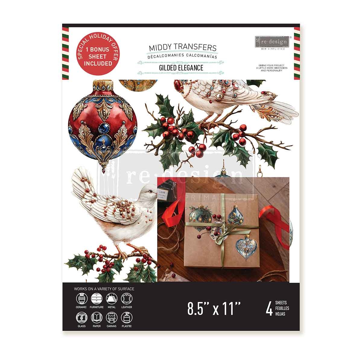 Redesign with Prima Redesign - Decor Transfer A4 - Gilded Elegance