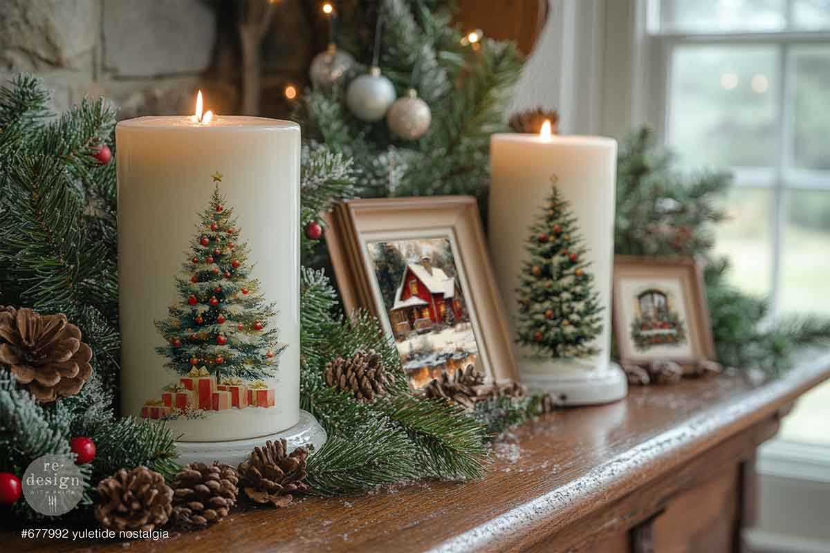 Redesign with Prima Redesign - Decor Transfer A4 - Yuletide Nostalgia