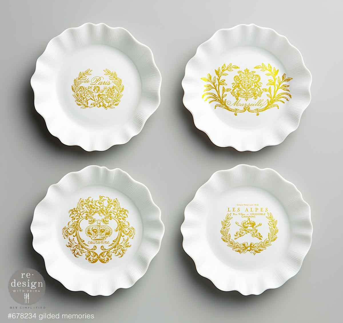 Redesign with Prima Redesign - H2O Transfer A4 - Gilded Memories