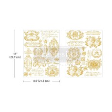 Redesign with Prima Redesign - H2O Transfer A4 - Gilded Memories