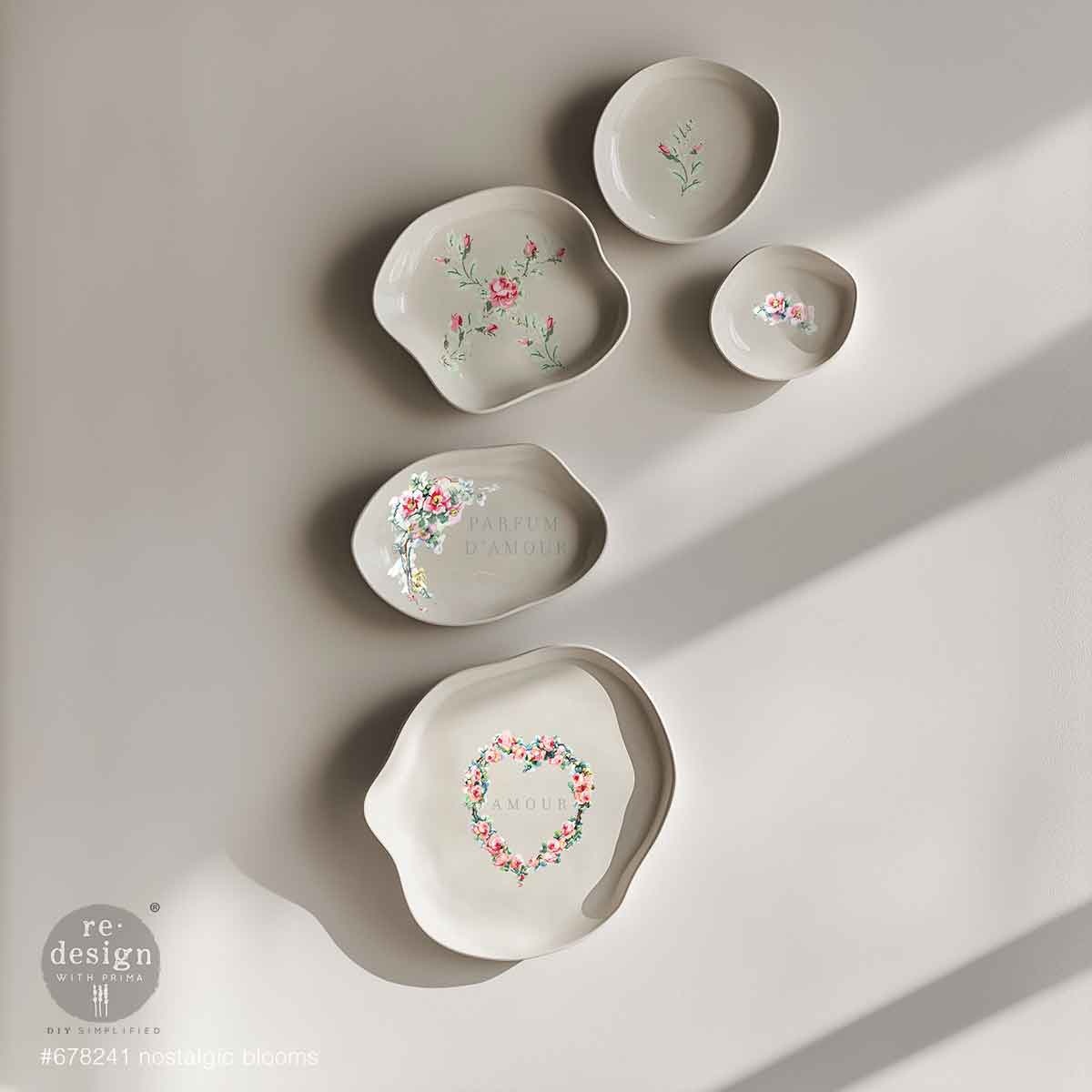Redesign with Prima Redesign - H2O Transfer A4 - Nostalgic Blooms